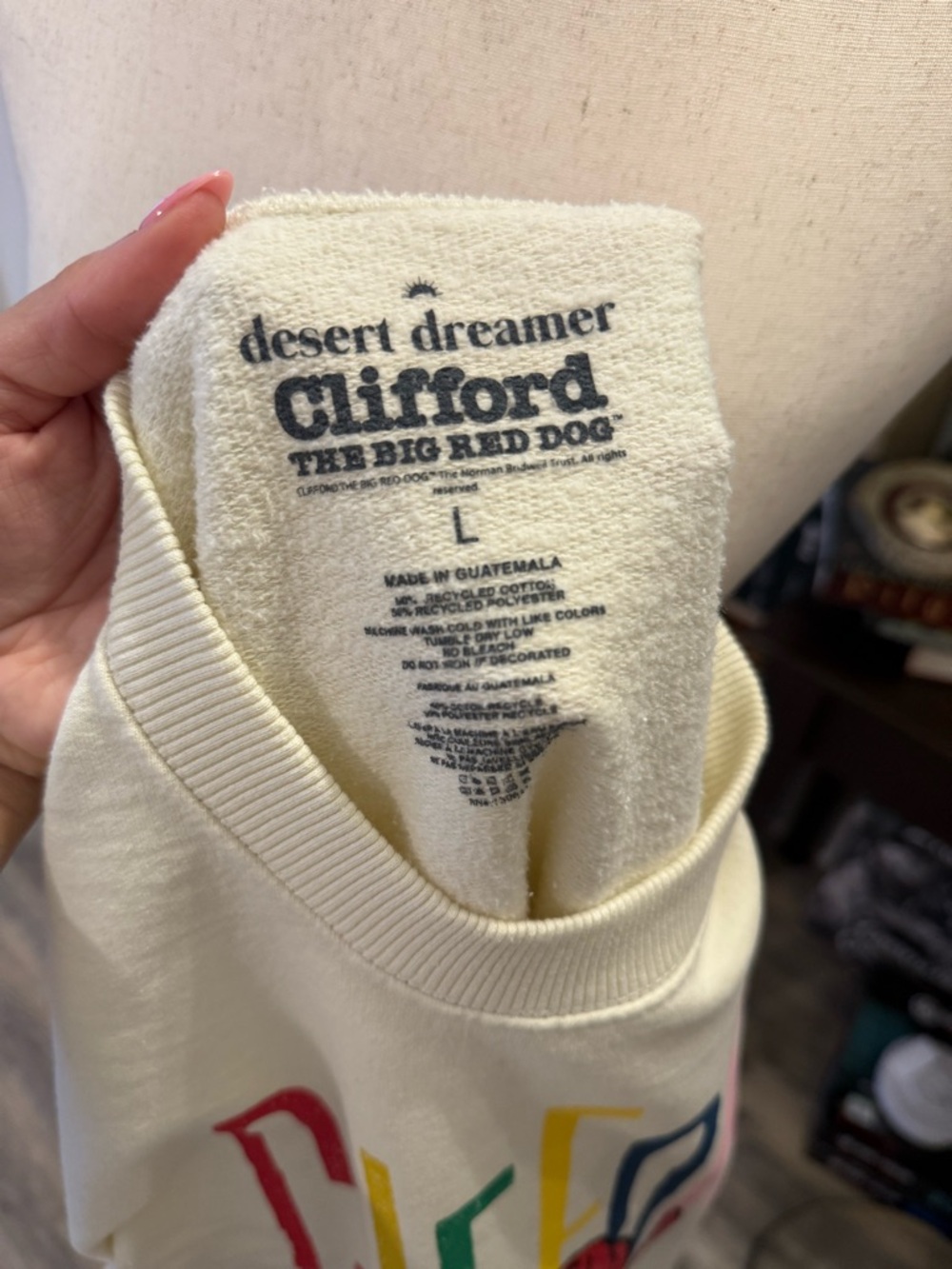 DESERT DREAMER | Clifford Crewneck Sweatshirt Large - Picture 4 of 4